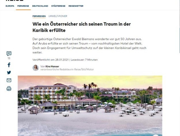 WELT - Wie ein Österreicher sich seinen Traum in der Karibik erfüllte